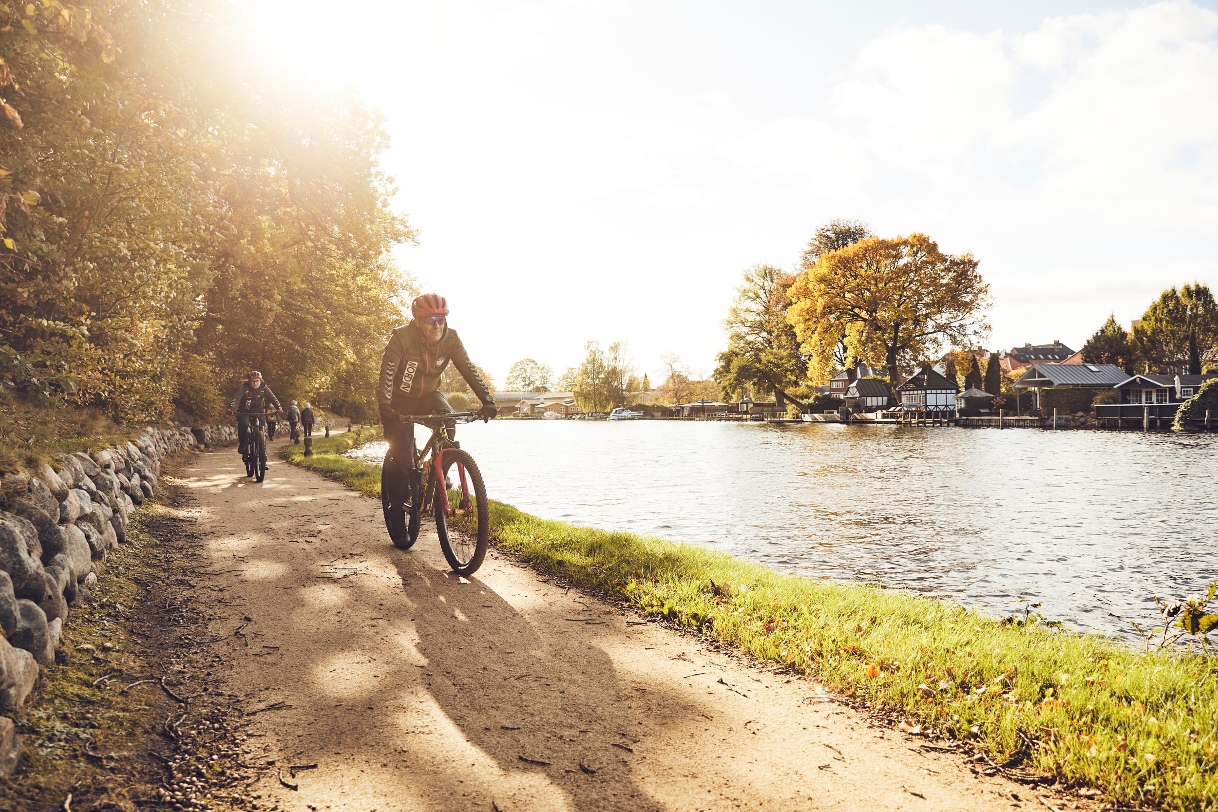 MTB-tur langs vandet i Silkeborg af Michael Berg